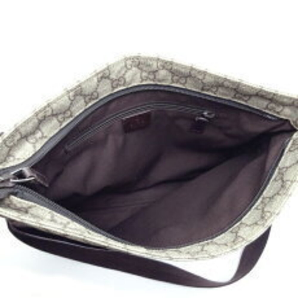 Gucci Messenger Bag Shoulder Bag GG Supreme Beige Brown - Picture 6 of 9